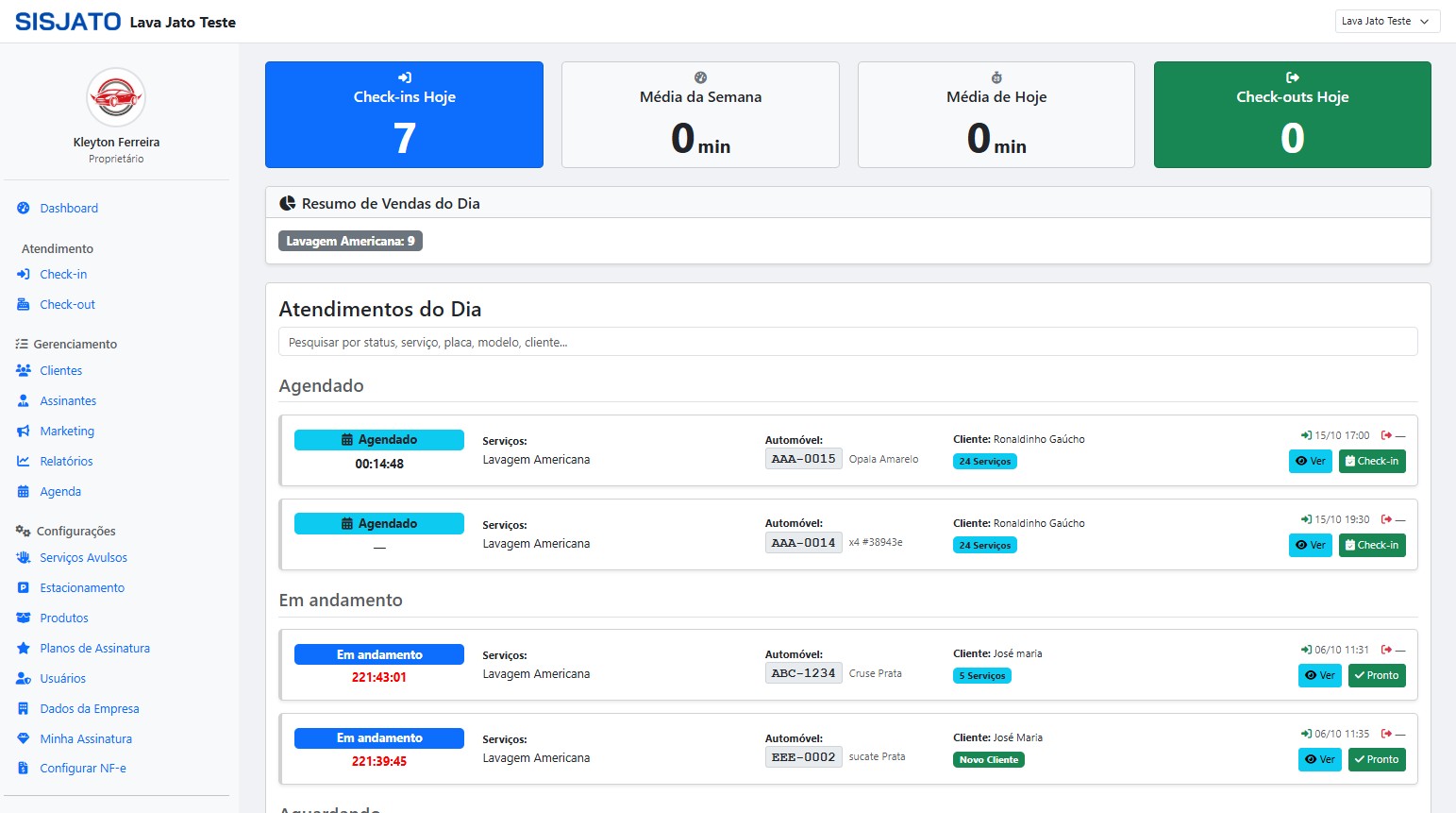 Print do Sistema SisJato 1